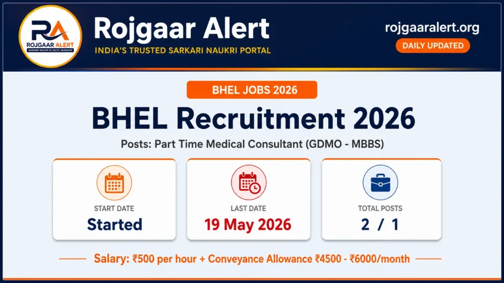 BHEL Recruitment 2026 — Vacancy, Eligibility, Salary & Apply Process